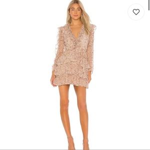 Never Worn Bardot Frill Dress in size Medium